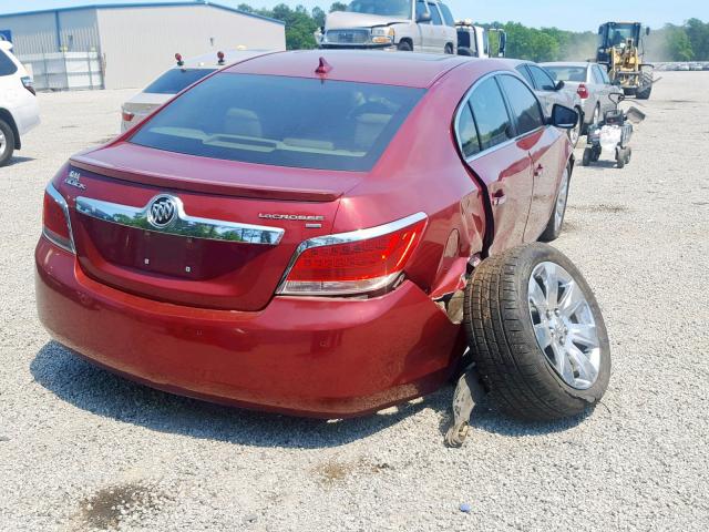 1G4GC5GD2BF309931 - 2011 BUICK LACROSSE C BURGUNDY photo 4