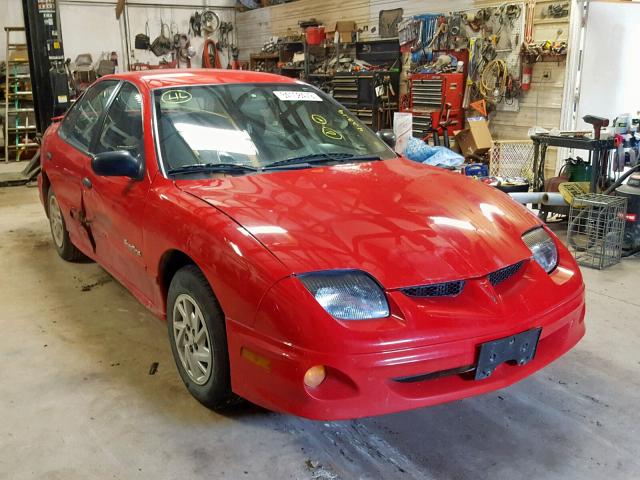 1G2JB524317403107 - 2001 PONTIAC SUNFIRE SE RED photo 1