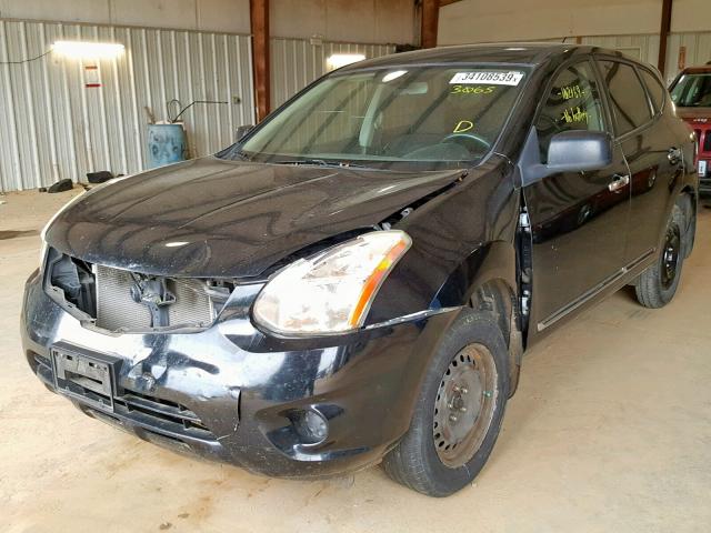 JN8AS5MT7BW563065 - 2011 NISSAN ROGUE S BLACK photo 2