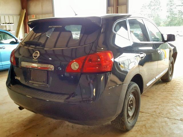 JN8AS5MT7BW563065 - 2011 NISSAN ROGUE S BLACK photo 4