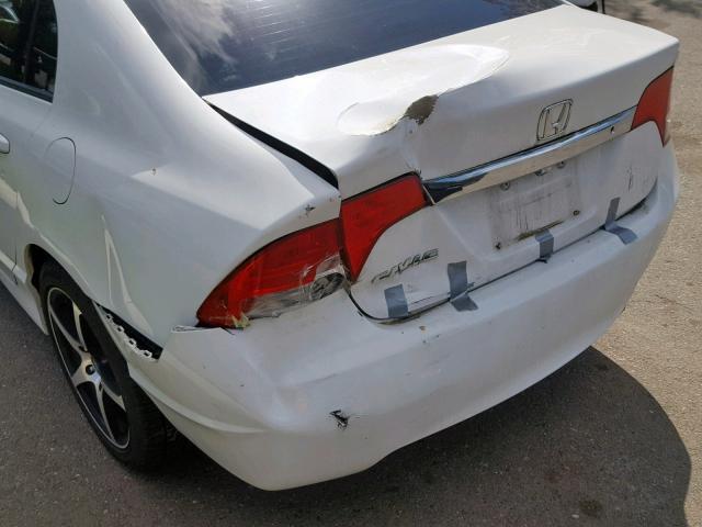 2HGFA1F3XBH537621 - 2011 HONDA CIVIC VP WHITE photo 9