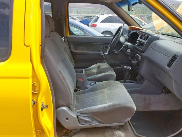 1N6ED27Y7YC309361 - 2000 NISSAN FRONTIER C YELLOW photo 5