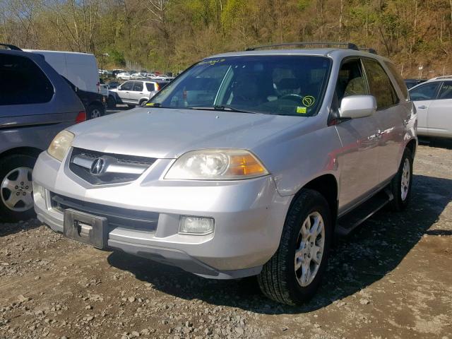 2HNYD18835H516275 - 2005 ACURA MDX TOURIN SILVER photo 2