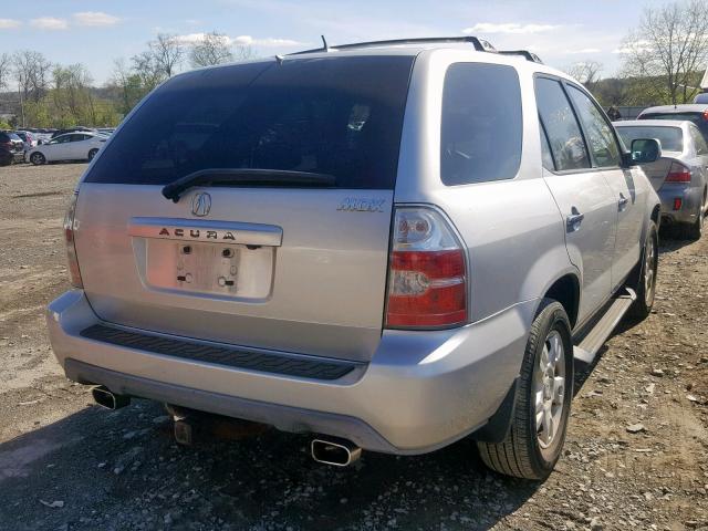 2HNYD18835H516275 - 2005 ACURA MDX TOURIN SILVER photo 4