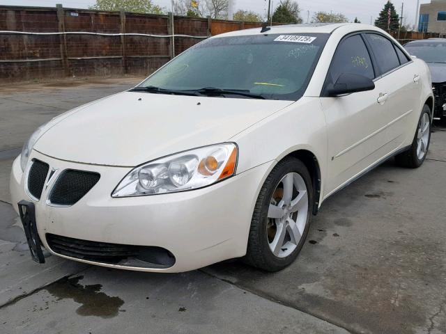 1G2ZH57N384234897 - 2008 PONTIAC G6 GT WHITE photo 2