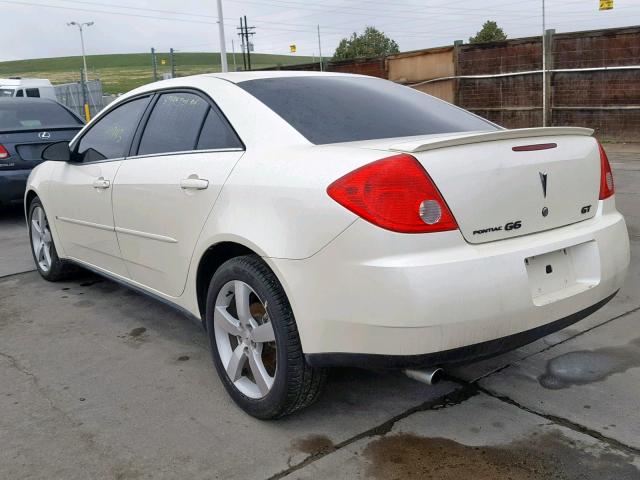 1G2ZH57N384234897 - 2008 PONTIAC G6 GT WHITE photo 3