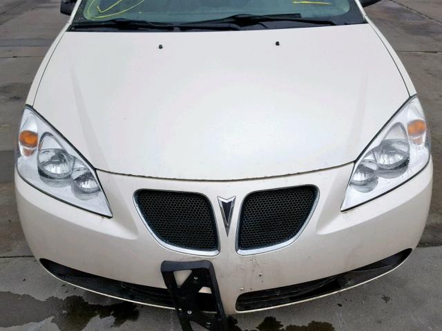 1G2ZH57N384234897 - 2008 PONTIAC G6 GT WHITE photo 9