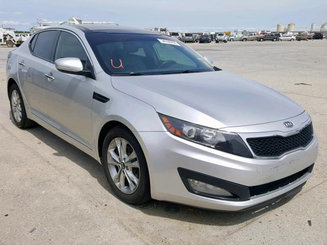 KNAGN4A7XB5119342 - 2011 KIA OPTIMA EX SILVER photo 1