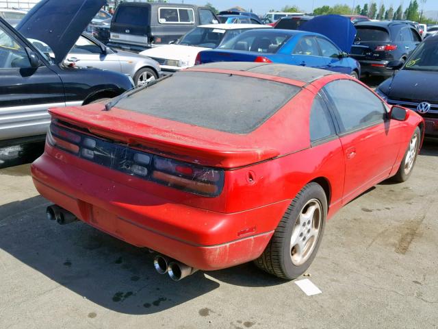 JN1CZ24H1PX536023 - 1993 NISSAN 300ZX RED photo 4