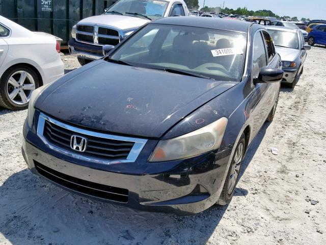 1HGCP26398A072697 - 2008 HONDA ACCORD BLACK photo 2