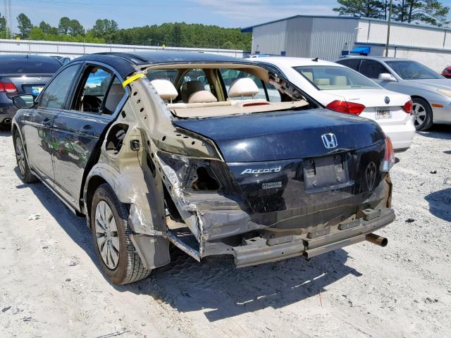 1HGCP26398A072697 - 2008 HONDA ACCORD BLACK photo 3