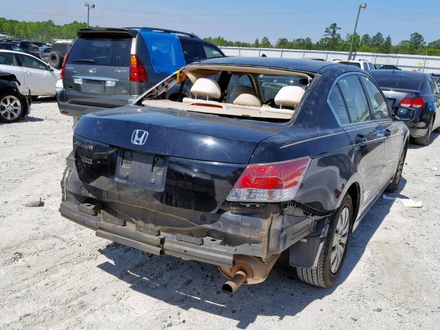 1HGCP26398A072697 - 2008 HONDA ACCORD BLACK photo 4