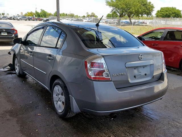 3N1AB61E27L659211 - 2007 NISSAN SENTRA 2.0 GRAY photo 3