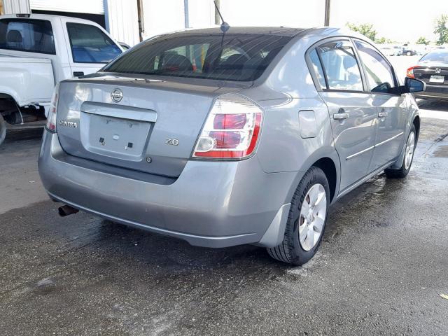 3N1AB61E27L659211 - 2007 NISSAN SENTRA 2.0 GRAY photo 4