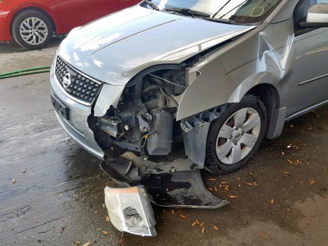 3N1AB61E27L659211 - 2007 NISSAN SENTRA 2.0 GRAY photo 9