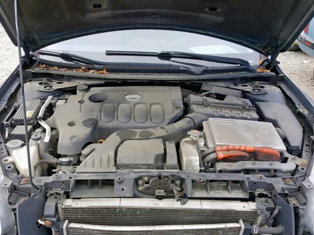 1N4CL2AP6AC166119 - 2010 NISSAN ALTIMA HYB GRAY photo 7