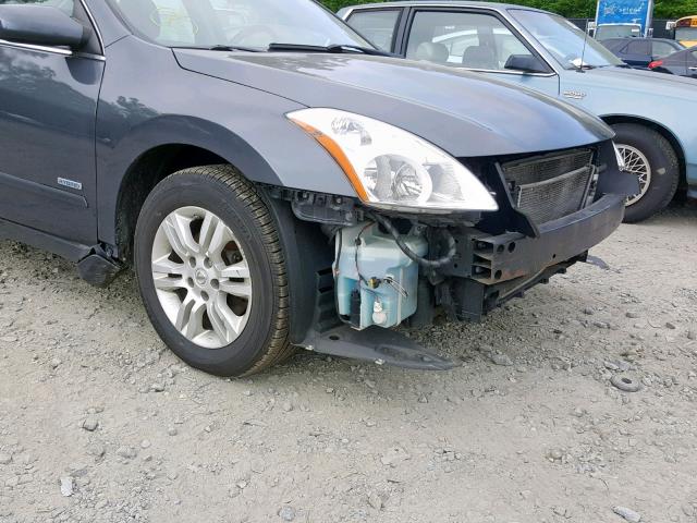 1N4CL2AP6AC166119 - 2010 NISSAN ALTIMA HYB GRAY photo 9