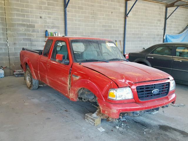 1FTYR14U88PA31186 - 2008 FORD RANGER SUP RED photo 1