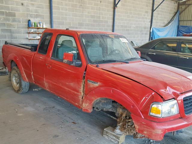 1FTYR14U88PA31186 - 2008 FORD RANGER SUP RED photo 9