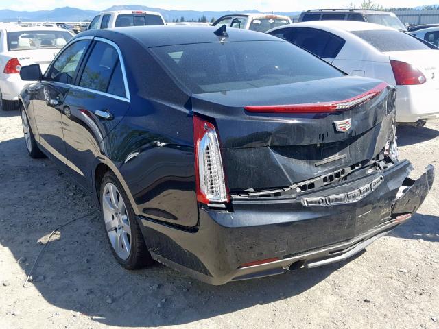 1G6AA5RA4E0104463 - 2014 CADILLAC ATS BLACK photo 3