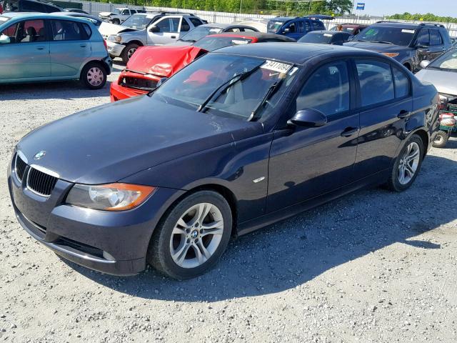 WBAVC53538F009766 - 2008 BMW 328 I SULE BLUE photo 2