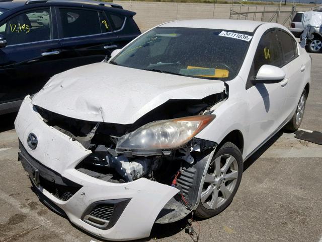 JM1BL1VF0B1475969 - 2011 MAZDA 3 I WHITE photo 2