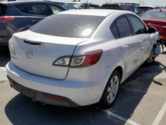 JM1BL1VF0B1475969 - 2011 MAZDA 3 I WHITE photo 4