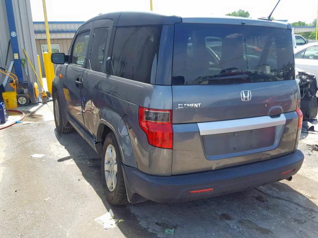 5J6YH1H74BL000341 - 2011 HONDA ELEMENT EX GRAY photo 3