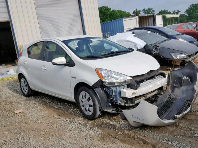 JTDKDTB33C1024216 - 2012 TOYOTA PRIUS C WHITE photo 1