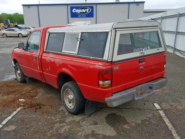 1FTCR10A7TUB29948 - 1996 FORD RANGER RED photo 3