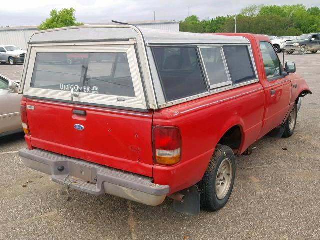 1FTCR10A7TUB29948 - 1996 FORD RANGER RED photo 4