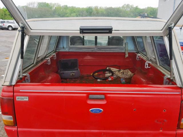 1FTCR10A7TUB29948 - 1996 FORD RANGER RED photo 6