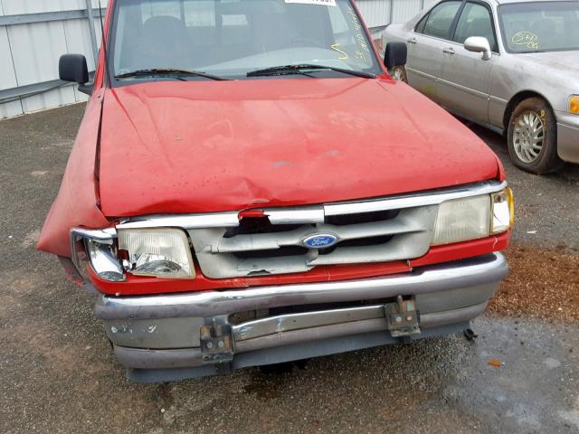 1FTCR10A7TUB29948 - 1996 FORD RANGER RED photo 7