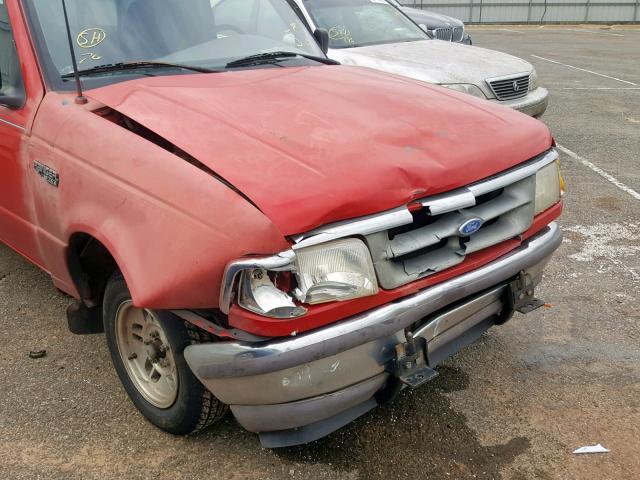1FTCR10A7TUB29948 - 1996 FORD RANGER RED photo 9