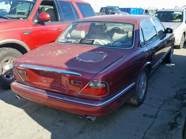 SAJHX1748SC736880 - 1995 JAGUAR XJ6 BURGUNDY photo 4