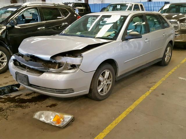 1G1ZT62895F116704 - 2005 CHEVROLET MALIBU MAX 银色 照片 2