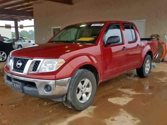 1N6AD07U09C420271 - 2009 NISSAN FRONTIER C RED photo 2