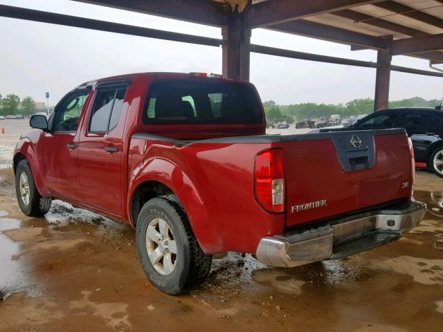 1N6AD07U09C420271 - 2009 NISSAN FRONTIER C RED photo 3