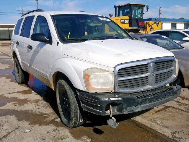 1D4HD48N25F540990 - 2005 DODGE DURANGO SL WHITE photo 1