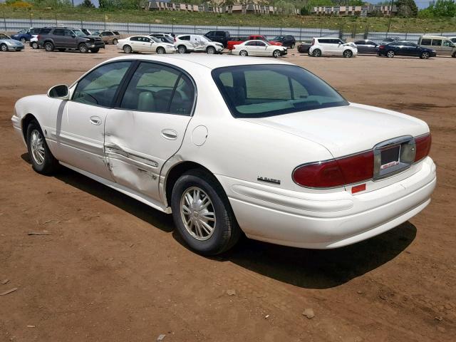 1G4HP54K92U292231 - 2002 BUICK LESABRE CU WHITE photo 3