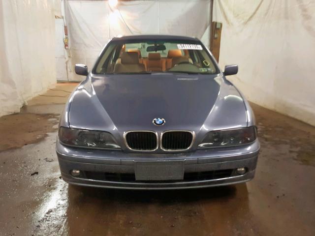 WBADT434X2GZ95053 - 2002 BMW 525 I AUTO BLUE photo 9