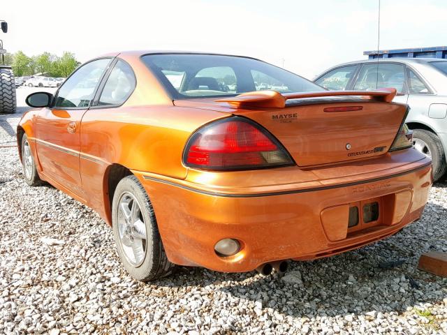 1G2NW12E74C154703 - 2004 PONTIAC GRAND AM G ORANGE photo 3