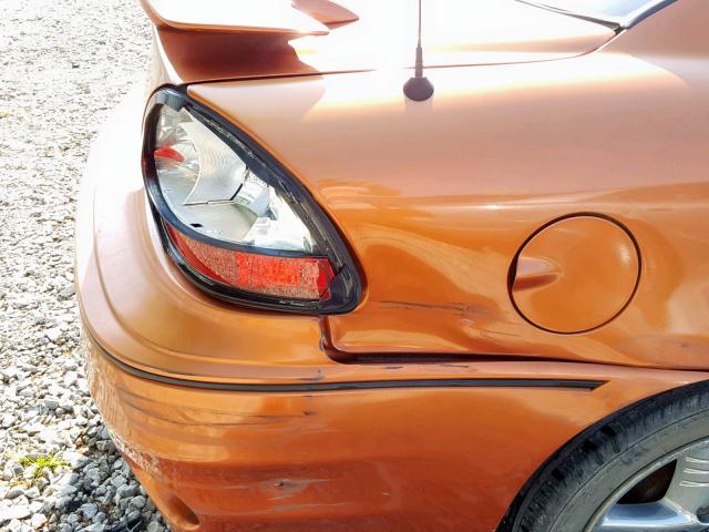 1G2NW12E74C154703 - 2004 PONTIAC GRAND AM G ORANGE photo 9