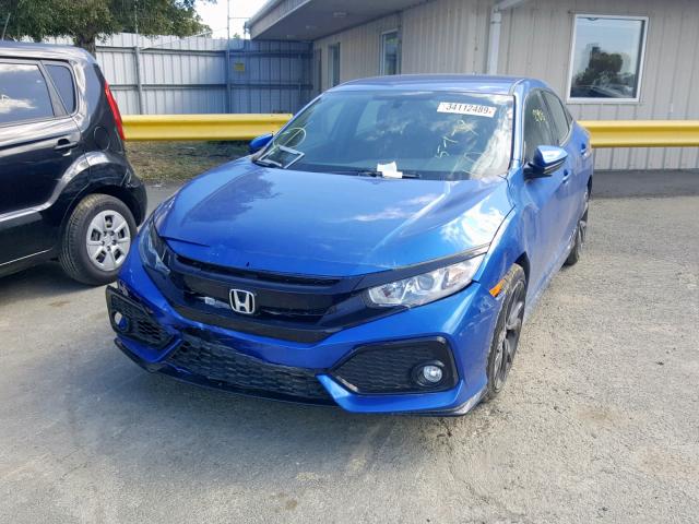 SHHFK7H4XJU429975 - 2018 HONDA CIVIC SPOR BLUE photo 2