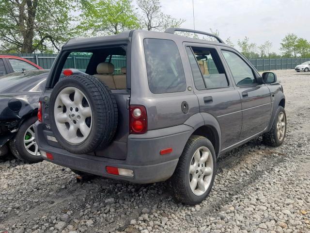 SALNY22283A237206 - 2003 LAND ROVER FREELANDER GRAY photo 4