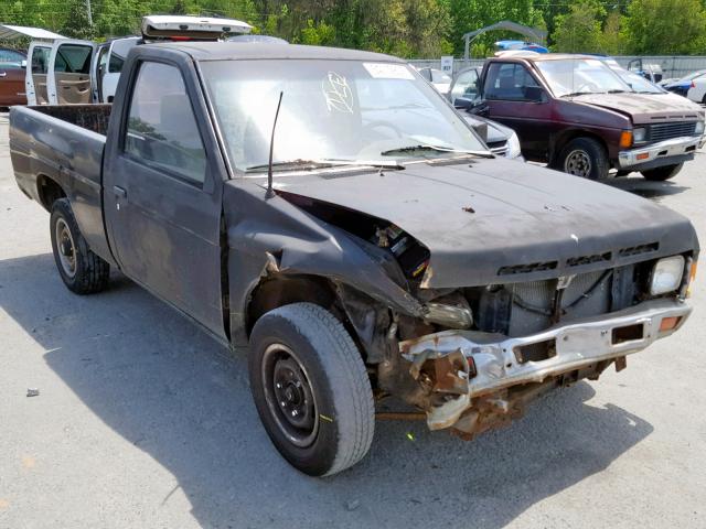 1N6ND11S4GC420530 - 1986 NISSAN D21 SHORT BLACK photo 1