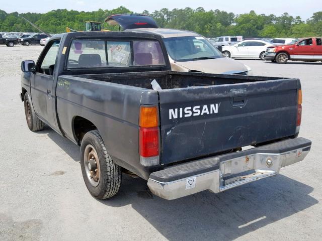 1N6ND11S4GC420530 - 1986 NISSAN D21 SHORT BLACK photo 3