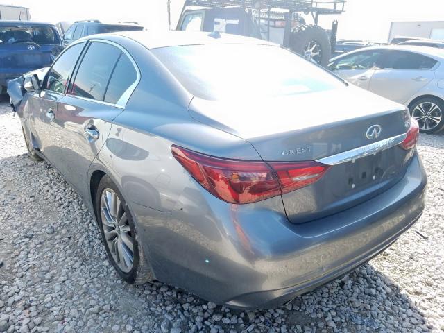 JN1EV7AP3JM591272 - 2018 INFINITI Q50 LUXE  photo 3