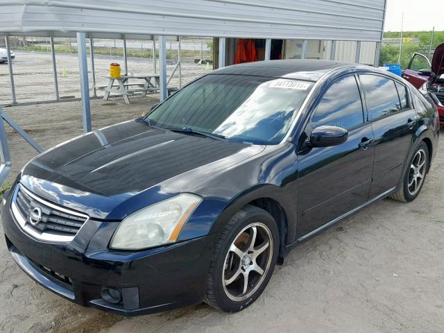 1N4BA41EX7C828658 - 2007 NISSAN MAXIMA SE BLACK photo 2