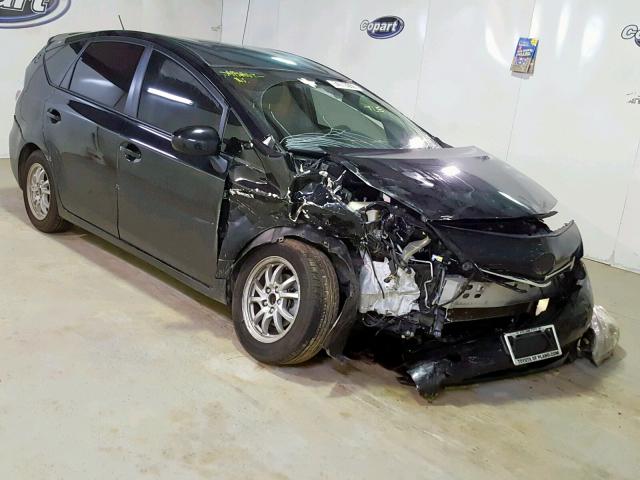 JTDZN3EU0C3093188 - 2012 TOYOTA PRIUS V BLACK photo 1